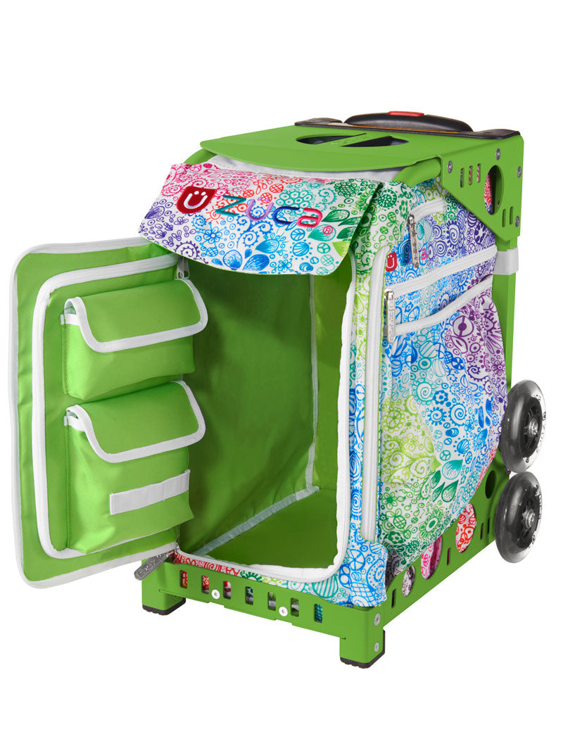 Build My Zuca - Sport Model Color Explosion BYO - Green_frame_flashing_wheels