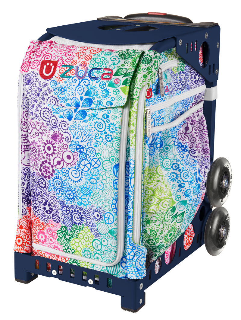 Build My Zuca - Sport Model Color Explosion BYO - Navy_frame_flashing_wheels