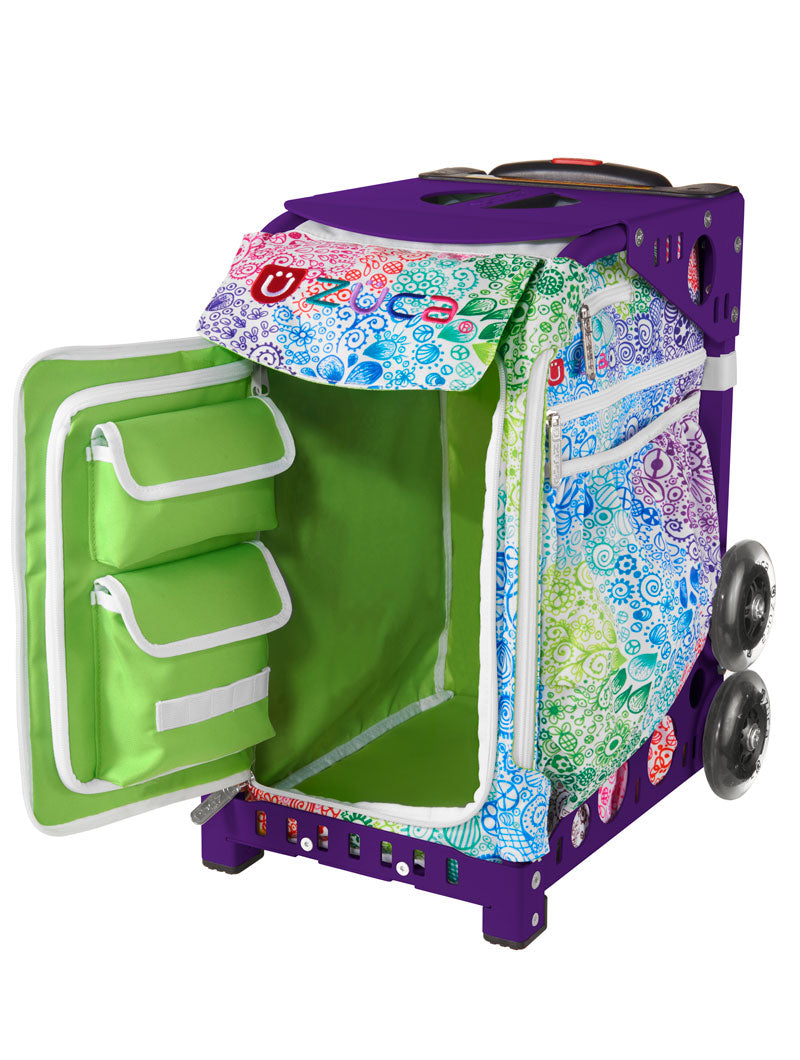 Build My Zuca - Sport Model Color Explosion BYO - Purple_frame_flashing_wheels