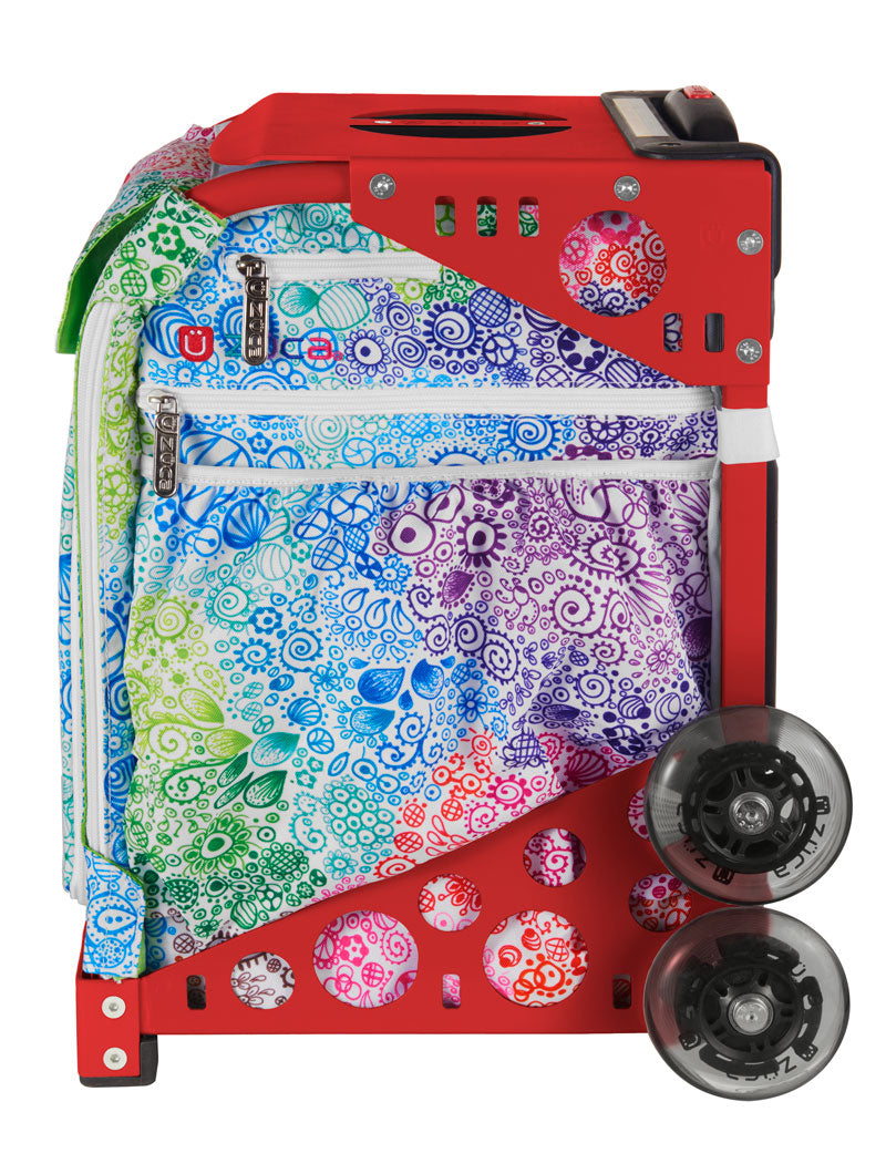 Build My Zuca - Sport Model Color Explosion BYO - Red_frame_flashing_wheels