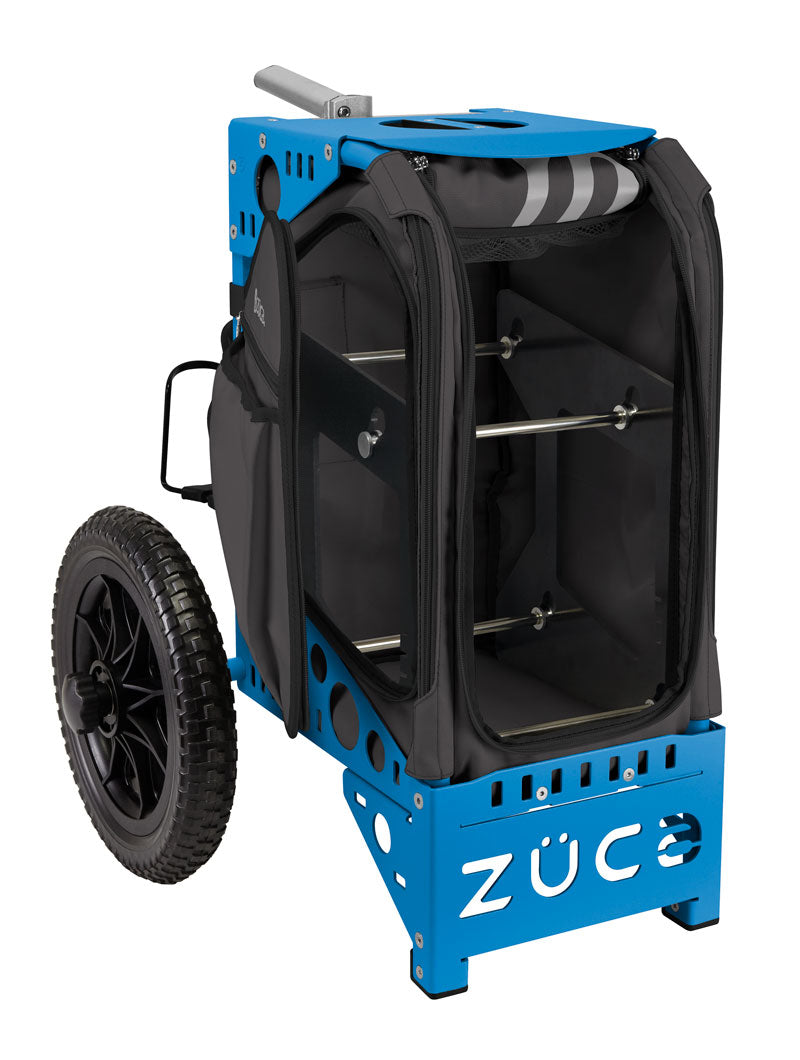 Disc Golf Cart Gunmetal/Blue Blue Bundle