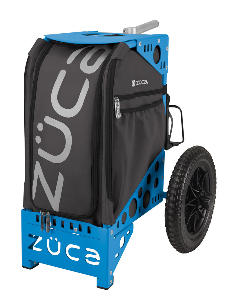 Disc Golf Cart Gunmetal/Blue Blue Bundle