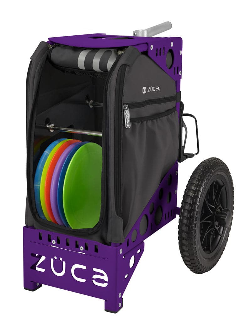 Disc Golf Cart Gunmetal - purple