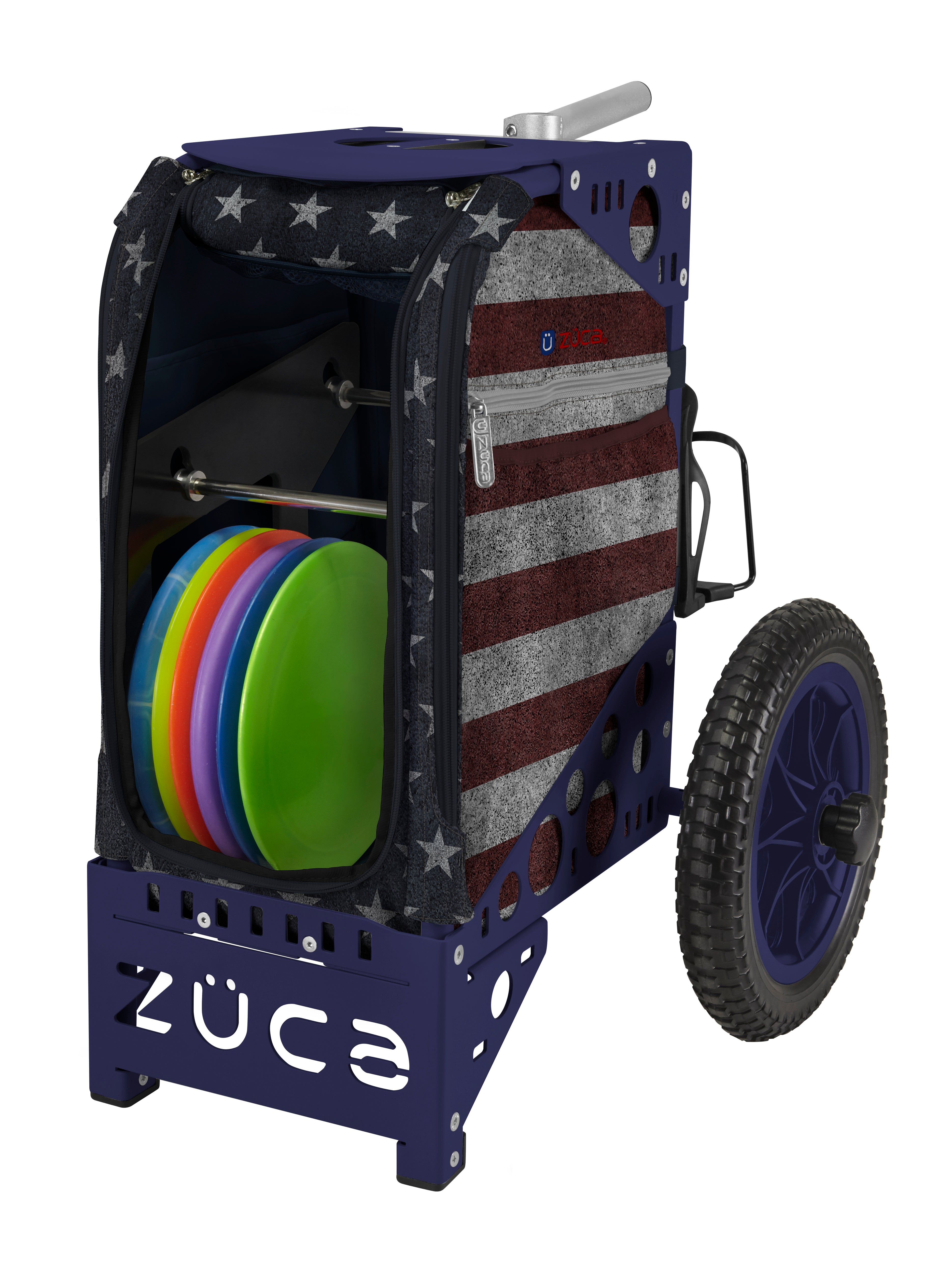 Disc Golf Cart Old Glory - navy