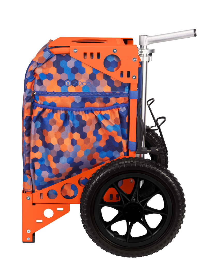 Garrett Gurthie Disc Golf Cart - orange/black wheels