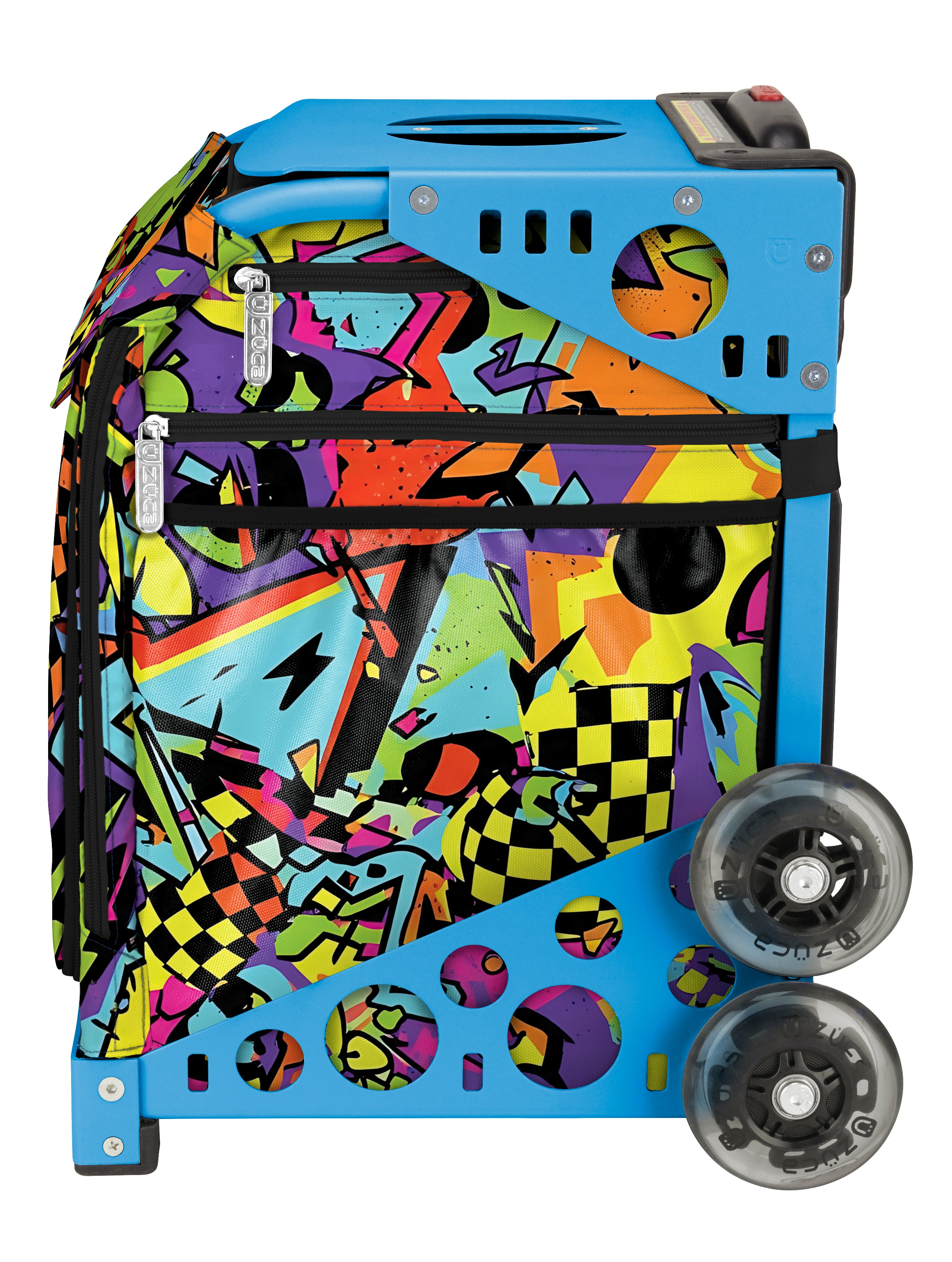Urban Pulse Sport + Lunchbox - Blue_frame_flashing_wheels