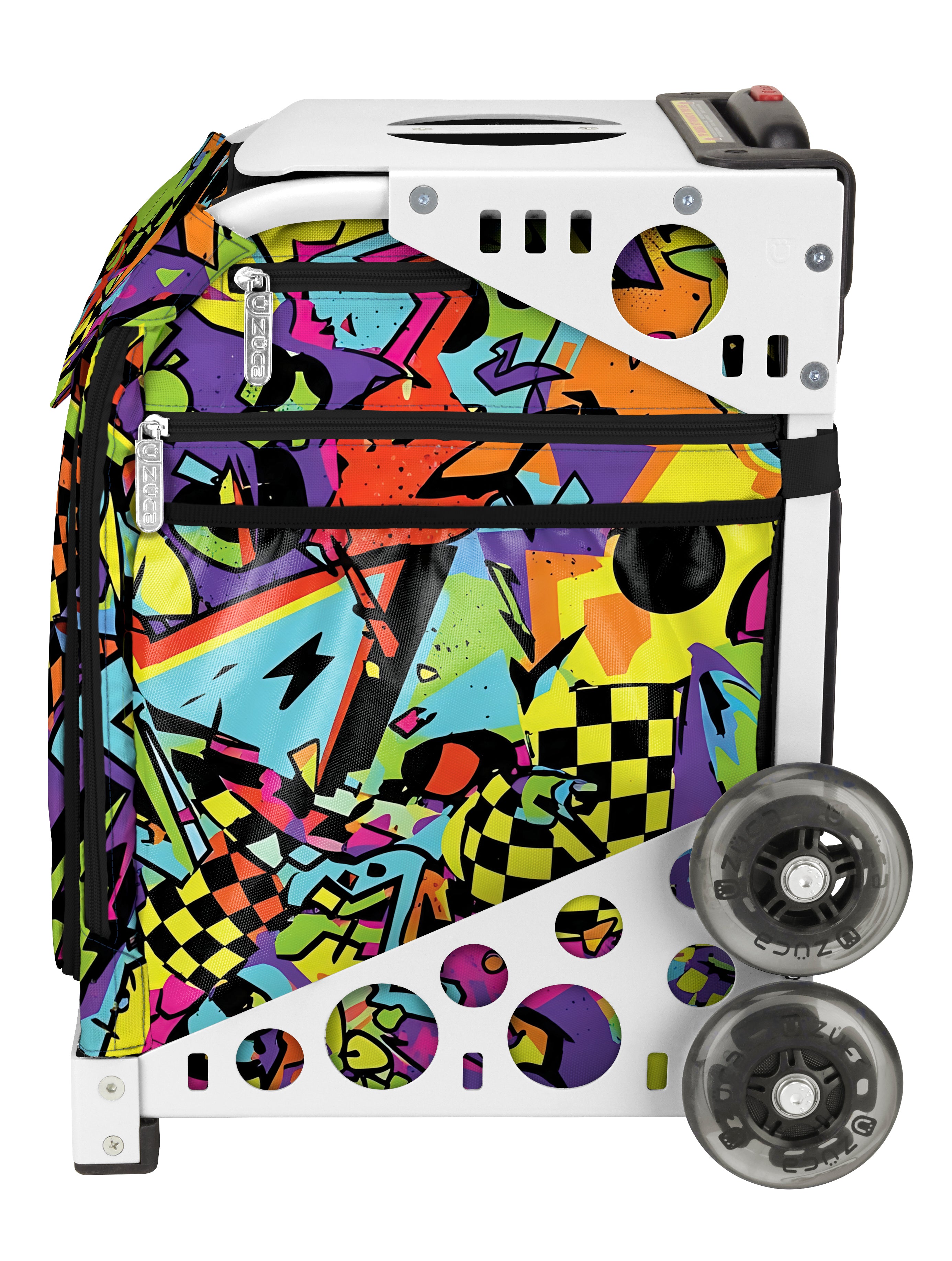 Urban Pulse Sport + Lunchbox - White_frame_flashing_wheels