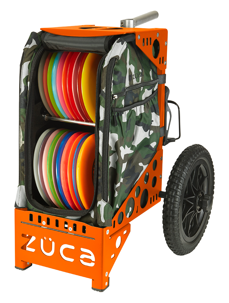 Disc Golf Cart Camo - orange