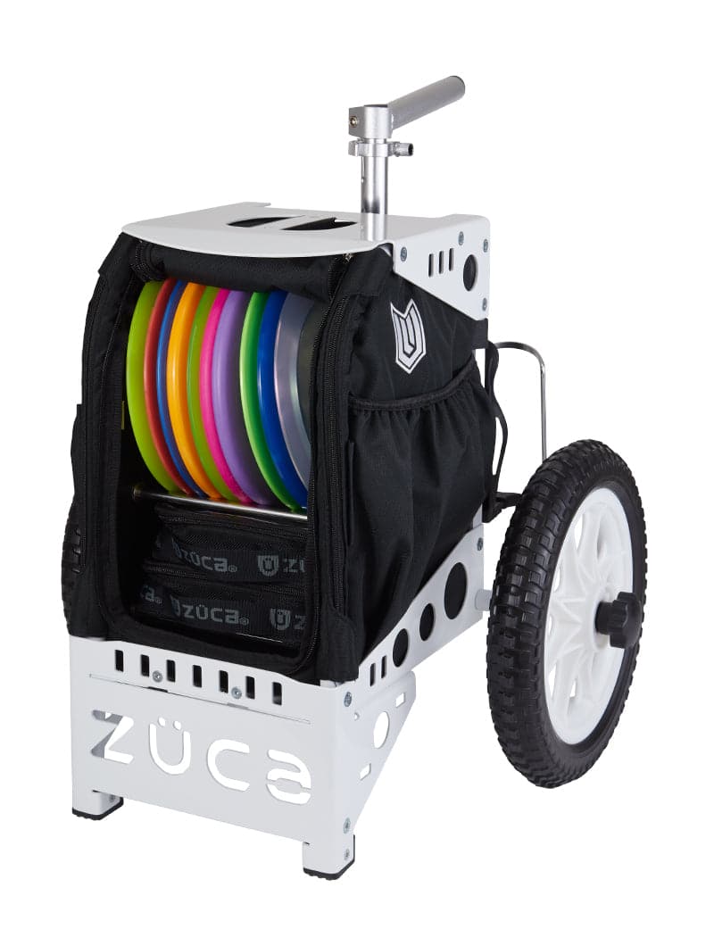 Uli Compact Disc Golf Cart White