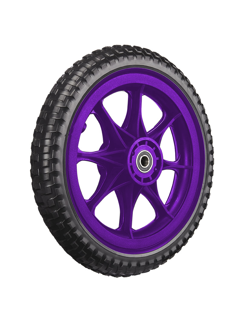 All-Terrain Tubeless Foam Wheel - purple